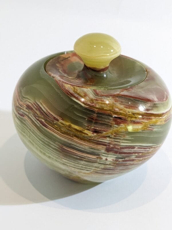 marble candy jar