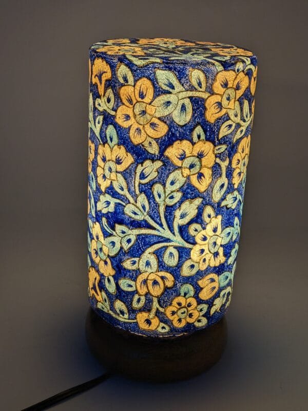 Hand Painted Camel Skin Lamp