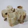 Marble Vine Glass 6 Pc Set