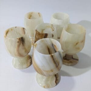Marble Glass Set 5 Inch