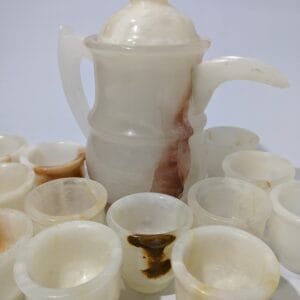 Marble Tea/Qehwa Set 12 pc