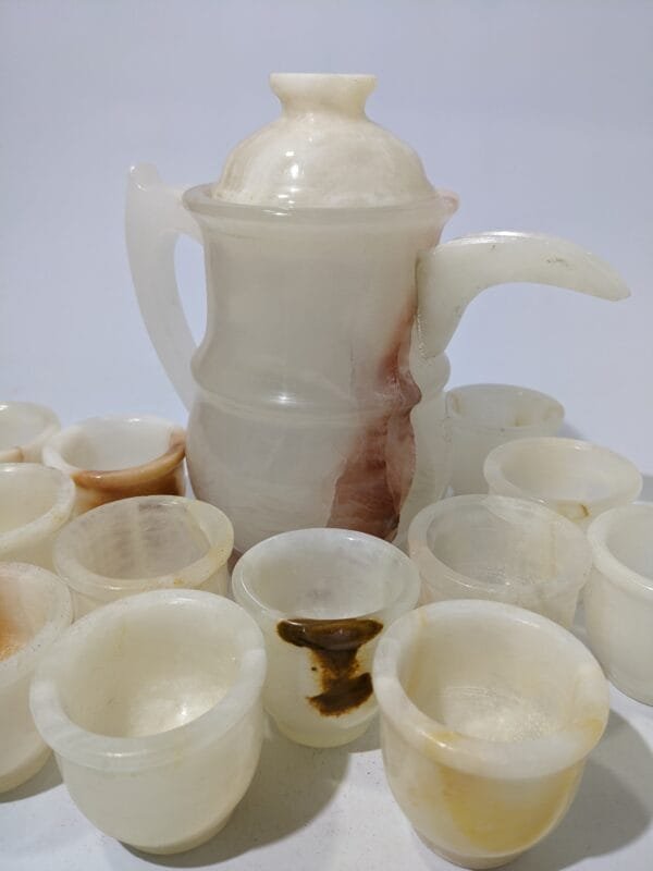 Marble Tea/Qehwa Set 12 pc