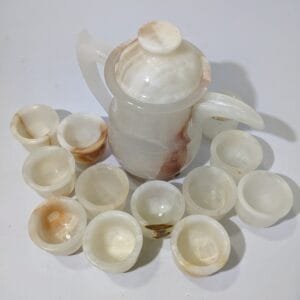 Marble Tea/Qehwa Set 12 pc