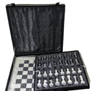 Marble Chess Set Black