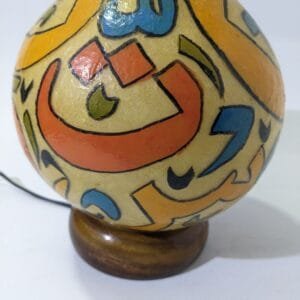 Camel Skin Lamp round