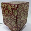 Hand-painted camel skin lamp, 100% Handmade.