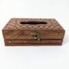 wooden tissue box