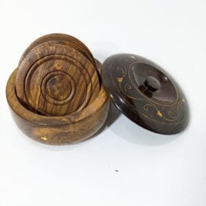 wooden tea coasters