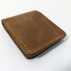 Handmade orignal leather wallet brown