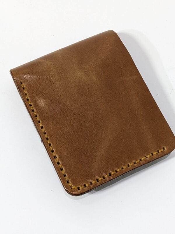 Handmade orignal leather wallet brown