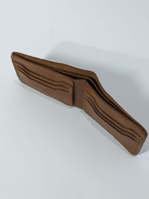 Handmade orignal leather wallet brown