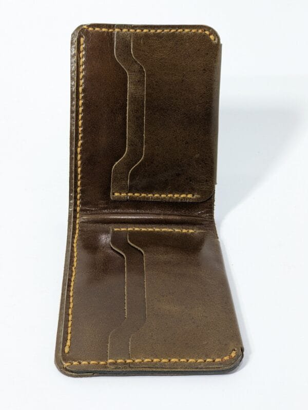100% Handmade/Handstitched Original Cow Leather Wallet.