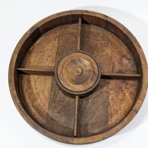 Wooden Round Dry Fruit Box