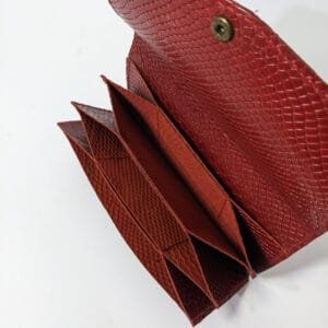 Handmade/Hand Stitched Full Leather Wallet - Genuine Soft Cow Leather Exclusive Maroon Wallet For Women
